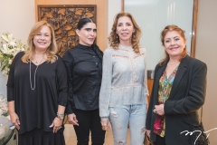 Sarah Philomeno, Silvana Reis, Mônica Studart e Eliana de Castro