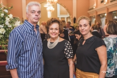 Luiz, Constança e Márcia Távora