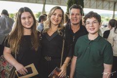 Marcela, Suyane, Cláudio e Joao Cláudio Dias Branco