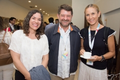 Lisa Bedio, Cláudio Orrego e Cecilia Jonnes