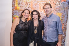 Mariana Furlani, Thina Cunha e Alexandre Landim