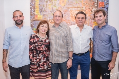 Maurício Araújo, Luciana Guimarães, Waldir Guimarães, Rubens Furlani e Alexandre Landim