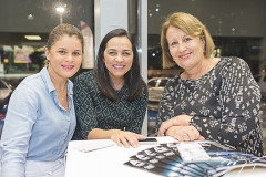 Liliana Linhares, Chris Albuquerque e Annette Reeves de Castro
