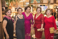 Marly Miranda, Zelia Henriques, Aunésia Ayres, Renoir Sanford e Lúcia Pierre