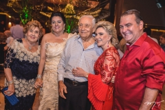 Consuelo Dias Branco, Silvana e Adauto Bezerra, Graça e Jório da Escóssia