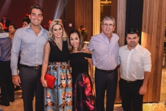 Leonardo e Amanda Vidal, Márcia, Márcio e Igor Távora