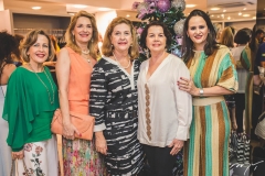 Maria Helena Carvalho, Ana Lúcia Cabral, Maria Tereza Pinto, Lurdinha Rodrigues e Cristiana Carneiro