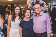 Maria Isabel, Cristina e Valman Miranda