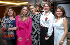 Eulalia Pimentel, Lissa Dias Branco, Efigenia Pimentel, Morgana Dias Branco e Nekita Romcy