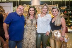 Rogerio Sampaio, Socorro Medeiros, Renata Linhares e Liliane Gomes