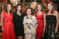 Rosele Diogo, Silvana, Marly, Patricia e Carla Nogueira