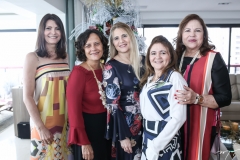 Liliana Farias, Tereza Câmara, Morgana Dias Branco, Nekita Romcy e Germana Viana