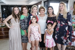Lissa Dias Branco, Gisela, Giulia e Giovanna Vieira, Graça da Escóssia, Consuelo Dias Branco, Regina Ximenes e Morgana Dias Branco