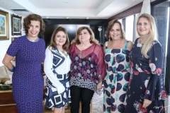 Tania Rizzo, Nekita Romcy, Eulália Pimentel, Marta Sampaio e Morgana Dias Branco