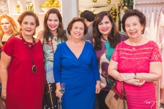 Tida Leal, Cristina Carneiro, Júlia Philomeno, Martinha Assunção e Zuleide Menezes