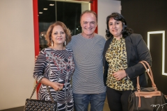 Adélia Magalhães, Joel Filho e Karine Maia