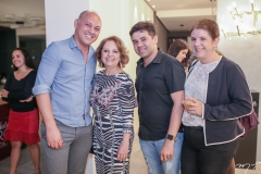 Júlio Vieira, Adélia Magalhães, Fábio Braga e Roberta Minela