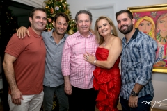 Abelardo, Claudio, Claudio, Lenise e Felipe Rocha