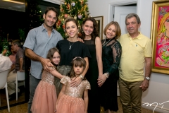 Claudo, Yolanda,Beatriz e Mirella Rocha, Marina, Marcia e Antonio Freire