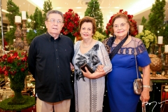 Alberto e Enoy Carneiro e Aunésia Ayres de Moura