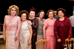 Flávia Vasconcelos, Selma Pagneretti, Constança Távora, Suely Belem, Zenaide Bezerra e Yolanda Vasconcelos