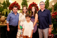 Igor, Márcia, Joaquim, Nina e Márcio Távora
