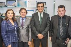 Natércia Campos, Adail Júnior, Naumi Gomes Amorim e Marcelo Lemos