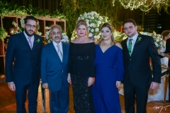 André, Cláudio, Sandra, Manu e Dennis Romcy