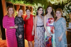 Alessandra Arraes, Claudiane Juaçaba, Graça Romcy, Maria Lúcia Negrão, Liliane Farias e Nekita Romcy