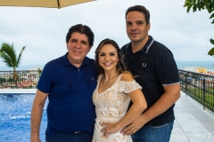 Dito Machado, Adriana Queiroz e Thiago Holanda