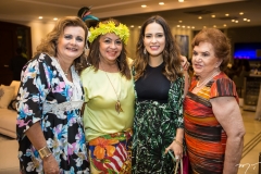 Janise Machado, Carmen Cinira, Marília Queiroz Machado e Cláudia Diogo