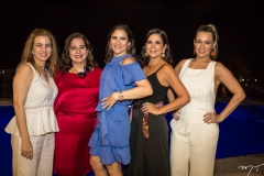 Karmilse Marinho, Martinha Assunção, Luciana Borges, Maria Lúcia Negrão e Jeritza Gurgel