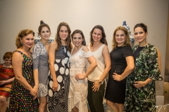 Renata Jereissati, Carla Oliveira, Dani Eloy, Adriana Queiroz, Viviane Rocha, Lenise Rocha e Marília Queiroz Machado
