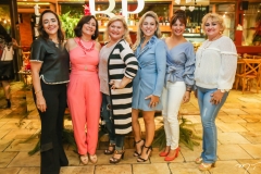Denise Sanford, Fátima Saboya, Betinha Pessoa, Erika Queiroz, Ana Thoen e Vera Costa