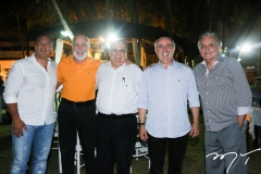 Cláudio e Maurício Leal, com Max Câmara, Amarílio Cavalcante e Assis Antero