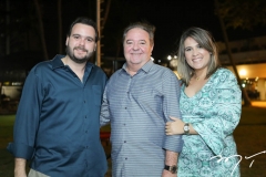 Rodrigo Leal, Chiquinho Aragão e Ana Leal