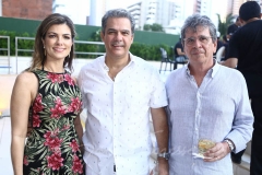 Inês e Vicente de Castro e Márcio Távora