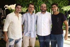 Yago, Cláudio, Olavo e Eduardo Moreira