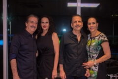 Emilio, Katherine, Pedro e Cristine Ary