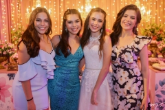 Mariana e Luana Ximenes, Liana Parente, Lilian e Luiza Ximenes