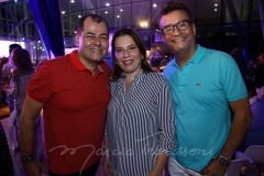 Gilvan Magno, Denise Bezerra e Leo Gondim