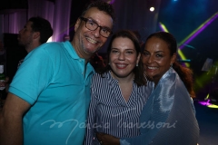 Léo Godim,  Denise Bezerra e Gil Santos