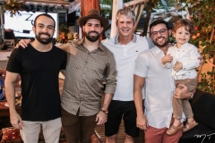 Victor Cavalcante, Felipe Rocha, Estevan Campos, George Gomes e Bento Rocha