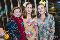 Clícia Rocha, Gina Carvalho e Silvia Campos