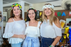Silvana Pontes, Uelia Rocha e Cristiane Lima