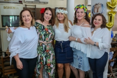 Tane Teixeira, Jane Juaçaba, Cristiane Lima, Silvana Pontes e Bebel Gentil