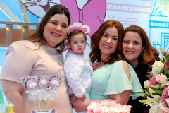 Livia e Juliana Padua, Aline Barroso e Claudia Felix