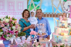 Rita, Juliana e Pedro Padua