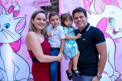 Ticiana Pontes, Arthur, Isabela e Felipe Lima
