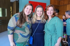 Lívia Pádua, Naiana Philomeno e Aline Félix Barroso